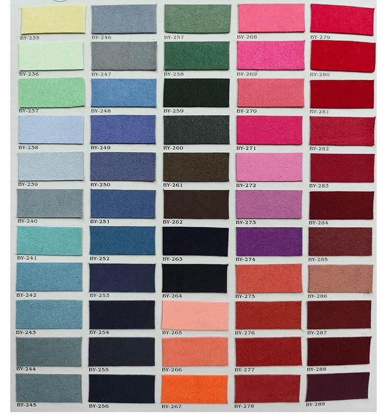 Suede microfiber leather