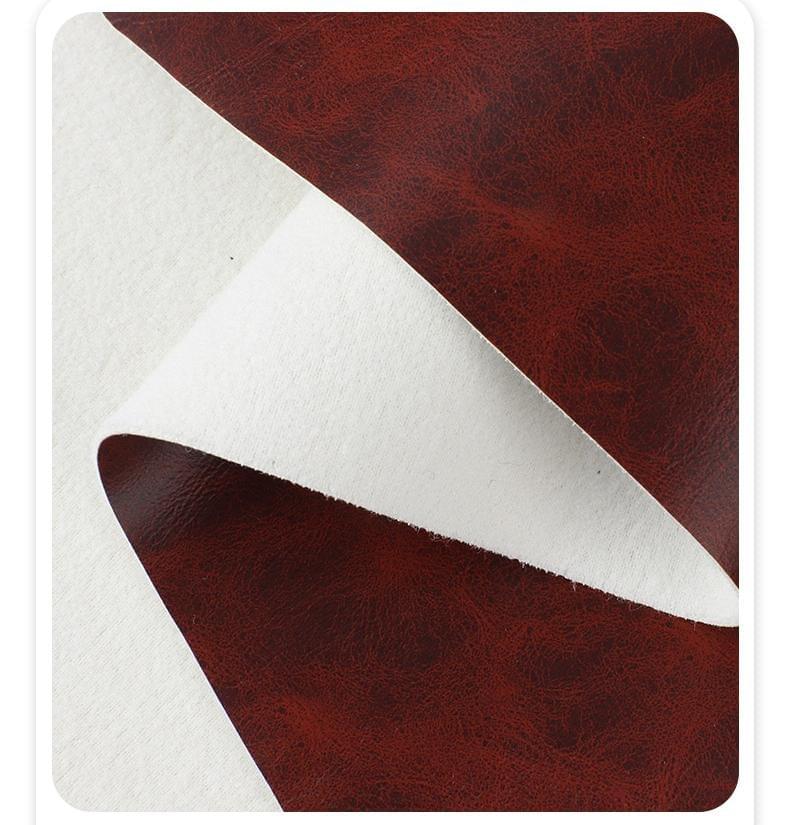 PU high-gloss vintage crazy horse pattern leather fabric