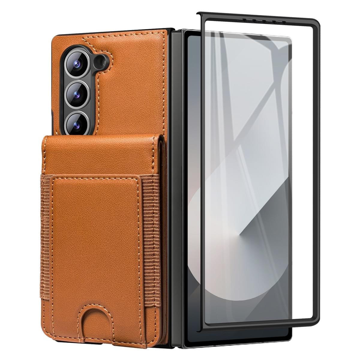 Luxury Retro Flip Leather Phone Case with Card Holder for iPhone and Samsung – OEM & Custom Supply 1