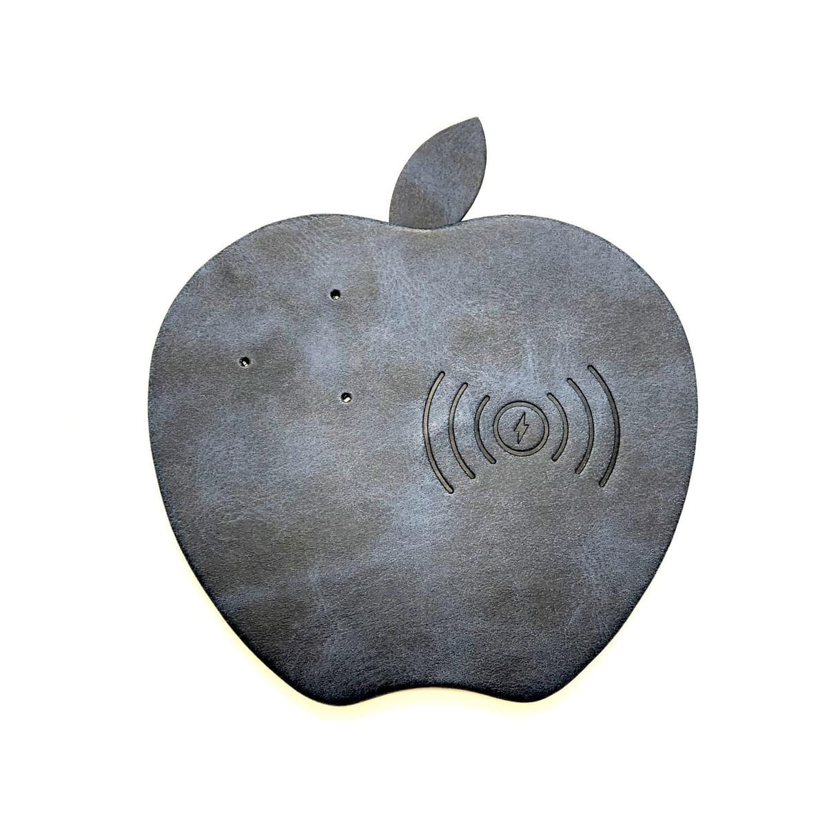 Magnetic wireless charging leather pad for mobile phones