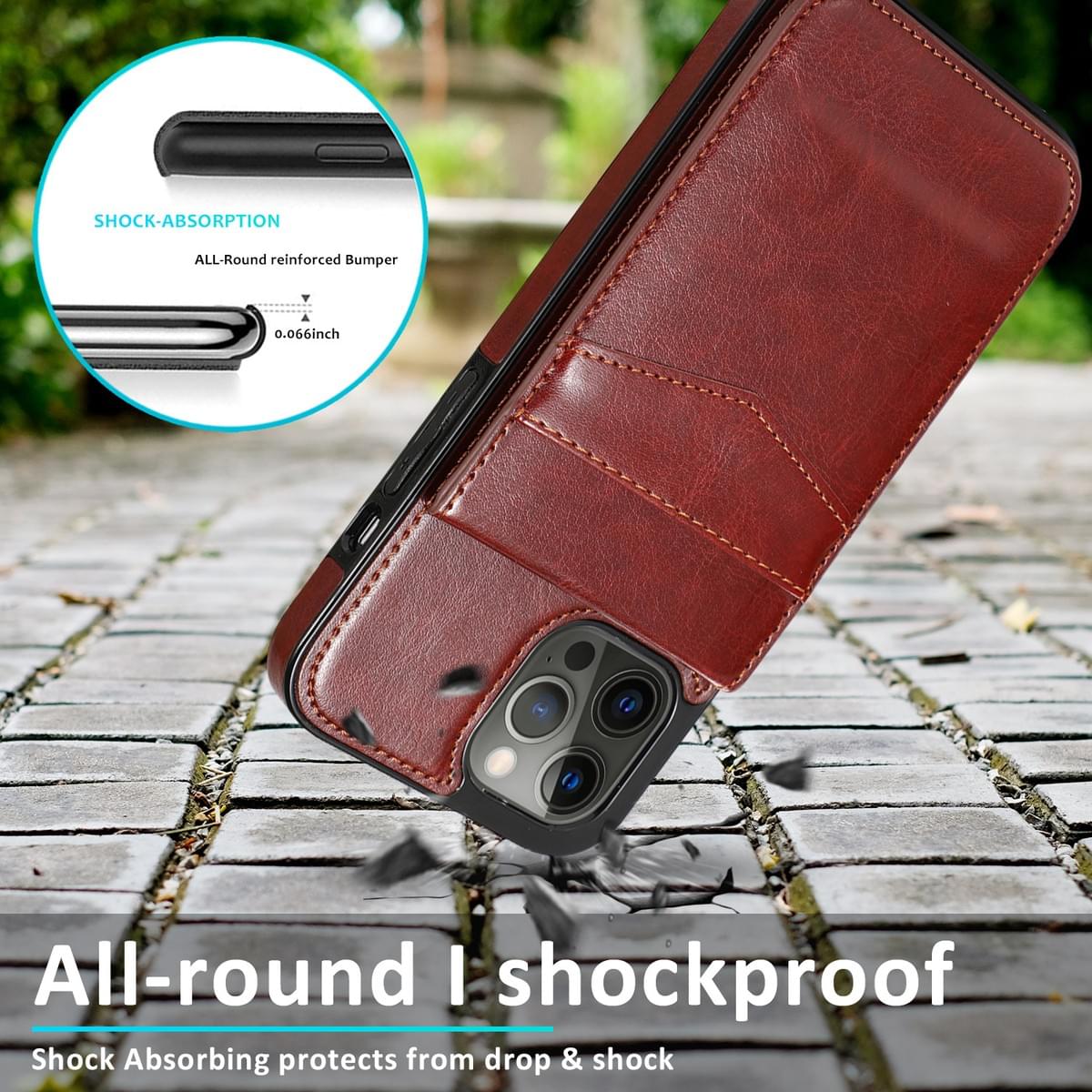 Custom Luxury Retro Flip Leather Cases with Card Holder for iPhone & Samsung|FactoryDirect Supply