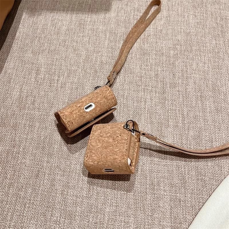 Custom Cork Color Leather AirPods Cases for AirPods1/2/3/4 pro| Factory Direct Supply 
