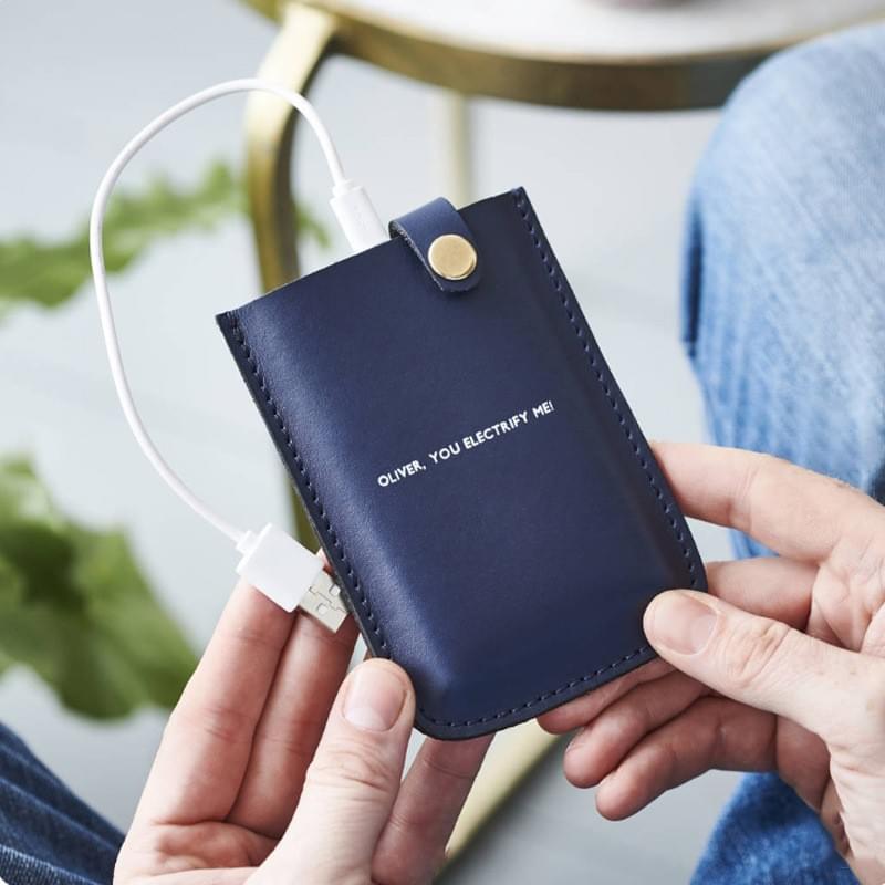 Travel Portable Leather Power Bank Protective Case | OEM Manufacturer
