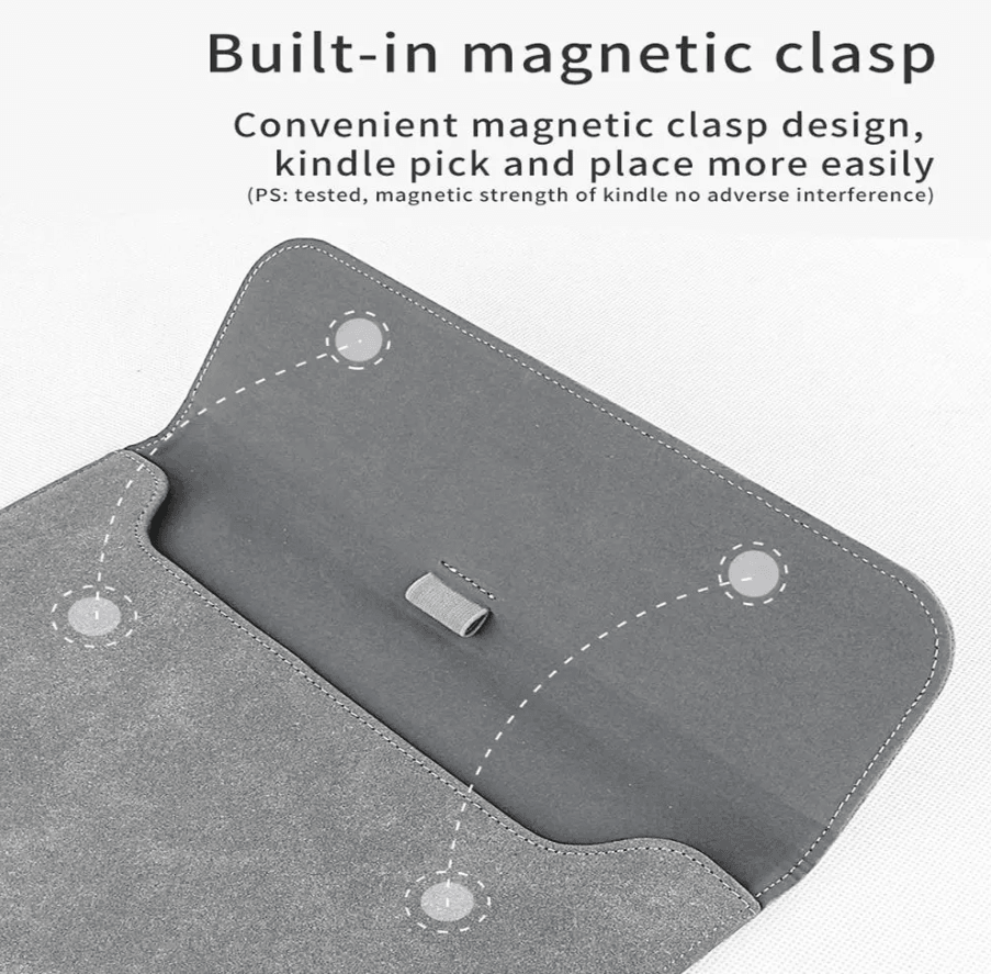 PU Leather Cover Waterproof Shockproof Case Protective Pouch Sleeve Carrying Bag For Kindle and ipad