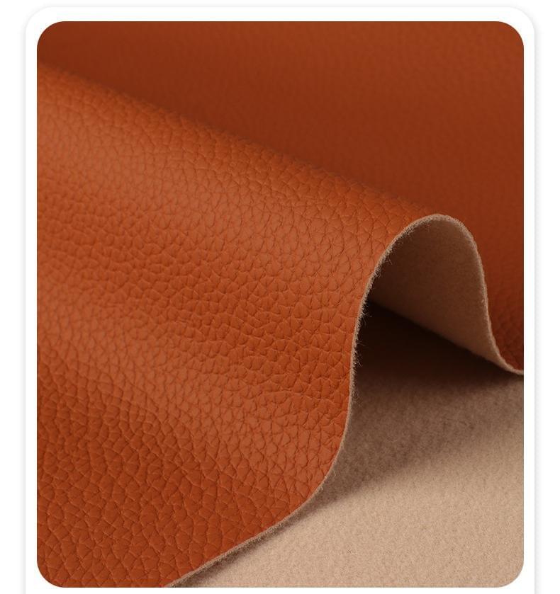 Matte lychee-patterned leather