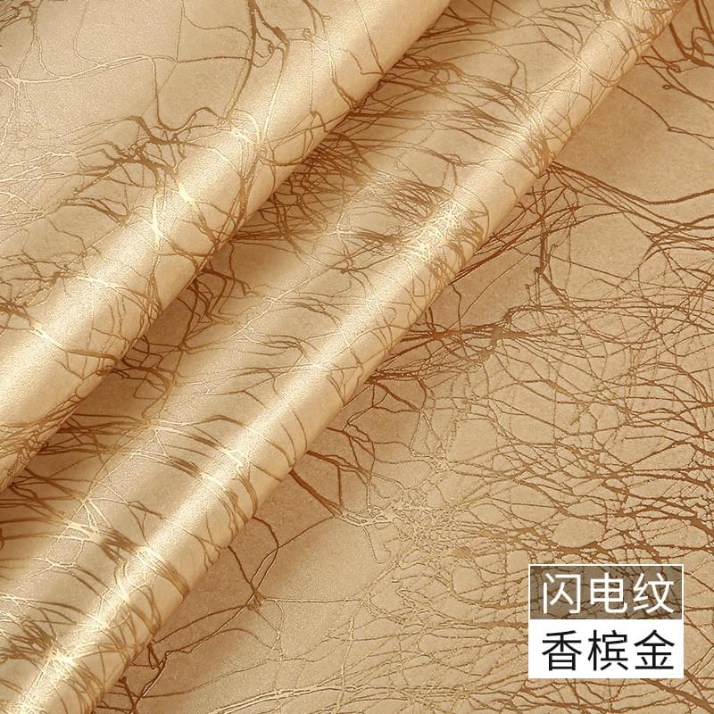 Lightning pattern PU leather fabric