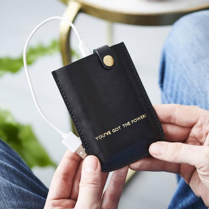 Travel Portable Leather Power Bank Protective Case | OEM Manufacturer
