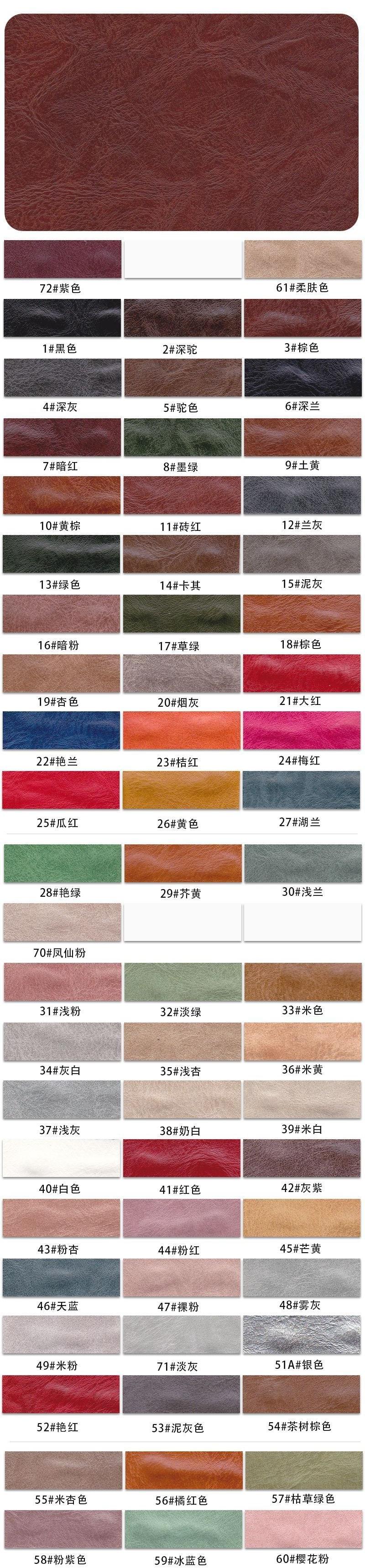 Vintage crazy horse pattern soft semi-PU leather