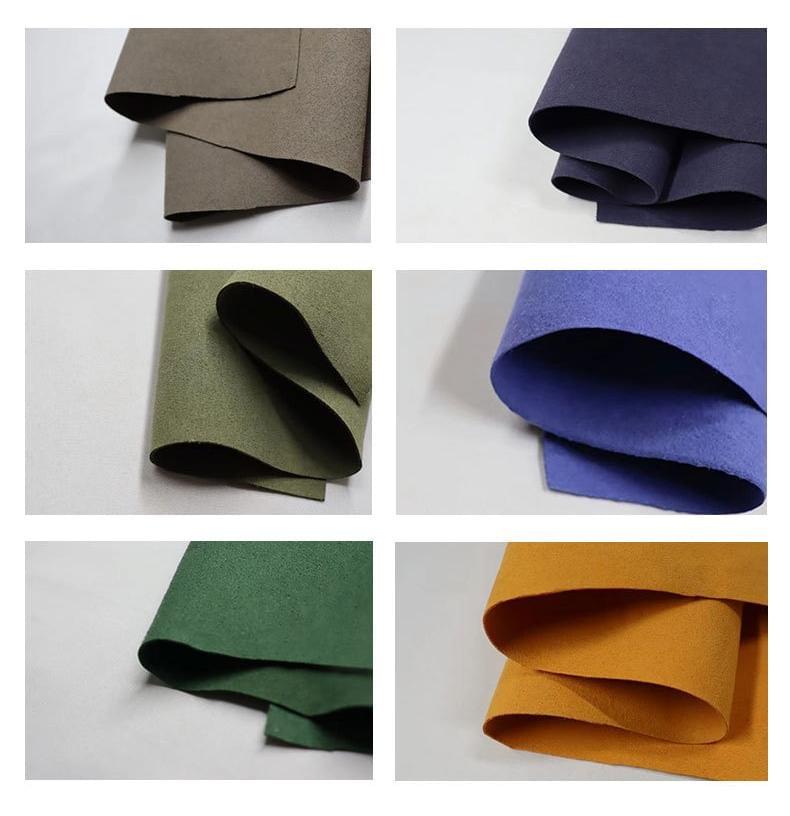 Suede microfiber leather