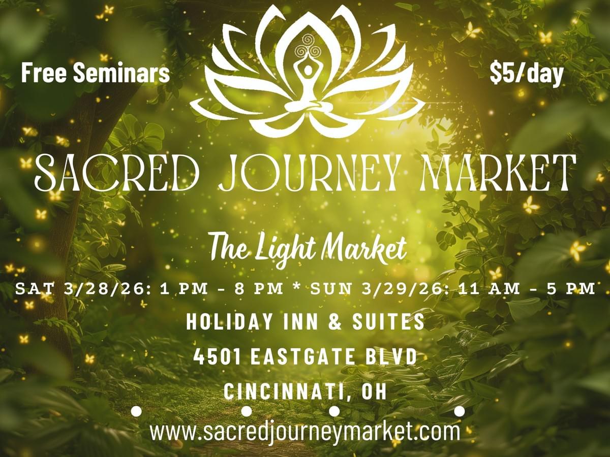 Join us at Sacred Journey Market for an enriching experience with fellow seekers and artisans Connect with the Spiritual Community 🌙 Welcome to the Sacred Journey Market

A women-owned metaphysical market and safe haven for the spiritual community since 2021.
Founded by Triple Goddess Gifts, LLC, our biannual market brings together seekers, healers, and artisans to shop, connect, and celebrate the magick within.

Explore our spiritual family — Mystic Nights, Slumber Party Tarot, Tag Team Tarot, and more — plus our podcast lineup featuring Lore Whores, Trashy Witchcraft Confessions, and Coven Chaos Game Night.

✨ Step into the circle. Discover your sacred journey.