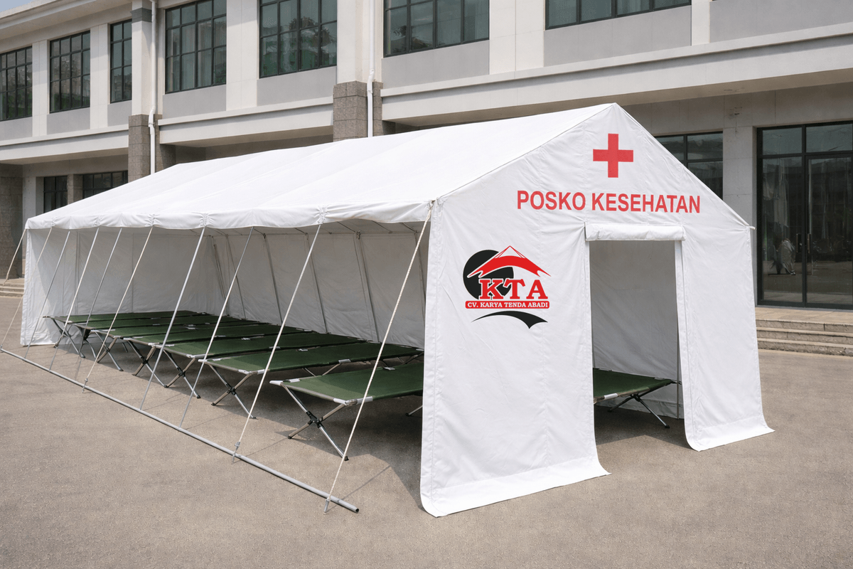 tenda posko lebaran, tenda mudik, tenda lebaran