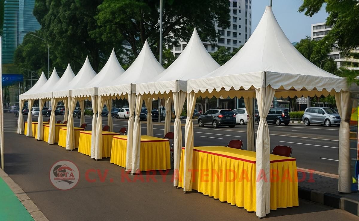 Pabrik Tenda Sarnafil, Jual Tenda Sarnafil, Produksi Tenda Sarnafil - By. CV. Karya Tenda Abadi