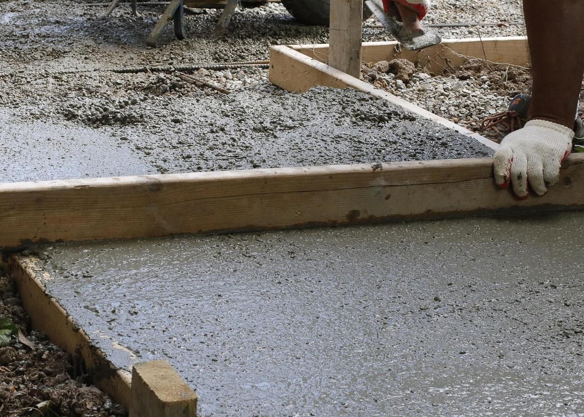 custom concrete countertop island