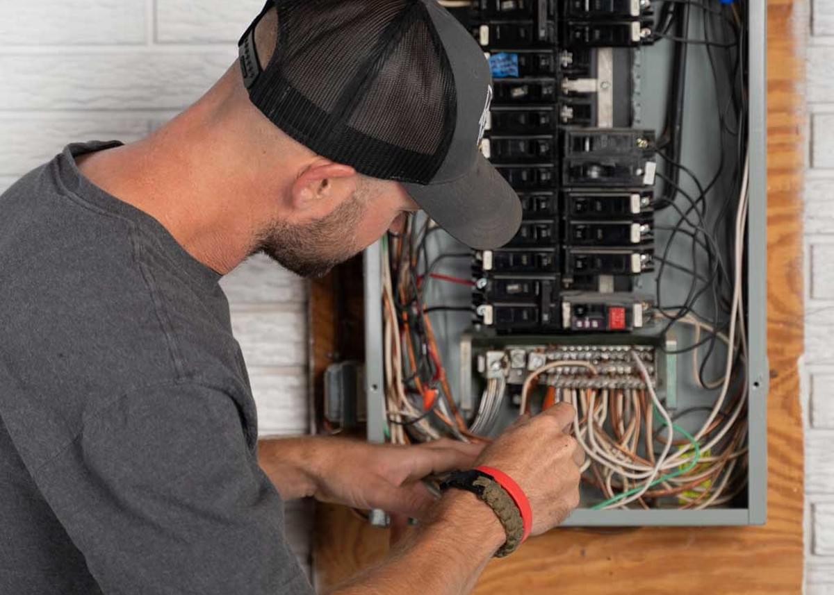 Electrician Wiring Electrical Panel