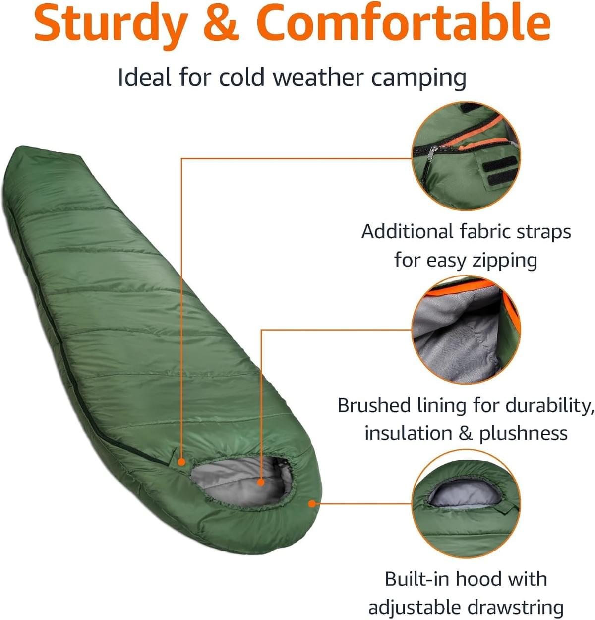 20F SYNTHETIC SLEEPING BAG 