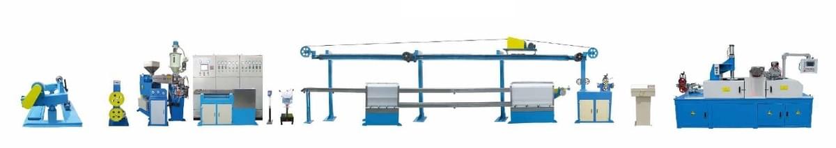 Layout to Show Main Components of Wire Insulation Line