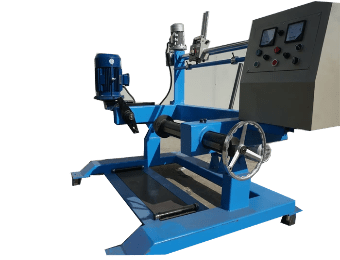 630mm No Shaft Type Single Bobbin Take-up and Traverse Line Stand from capstian technology