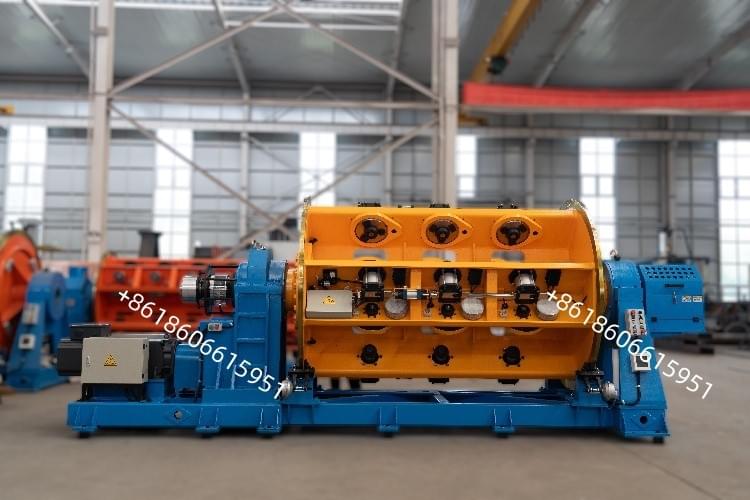 Rigid Frame Stranding Machine with Side Loading Bobbin System And Hysteresis Tension