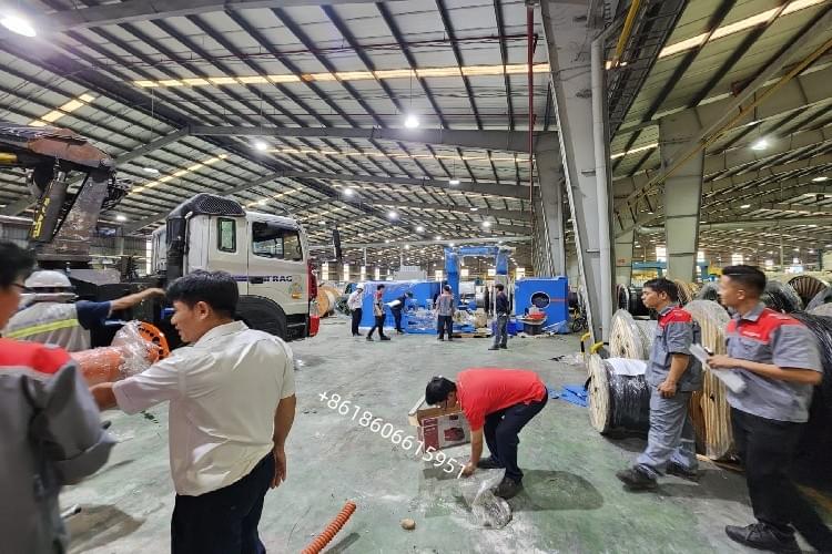 Máy bện cáp 1250/1+4 Cung cấp thiết bị hiện đại nhất cho ngành công nghiệp cáp