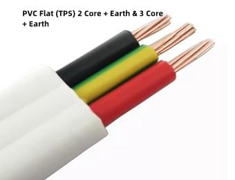 PVC Flat (TPS) 2 Core + Earth & 3 Core+ Earth cable manufacture process from ningbo capstian tech