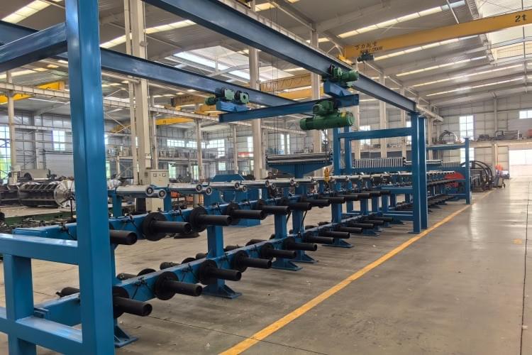Multi head steel wire pay-off stand from CAPSTIAN technology