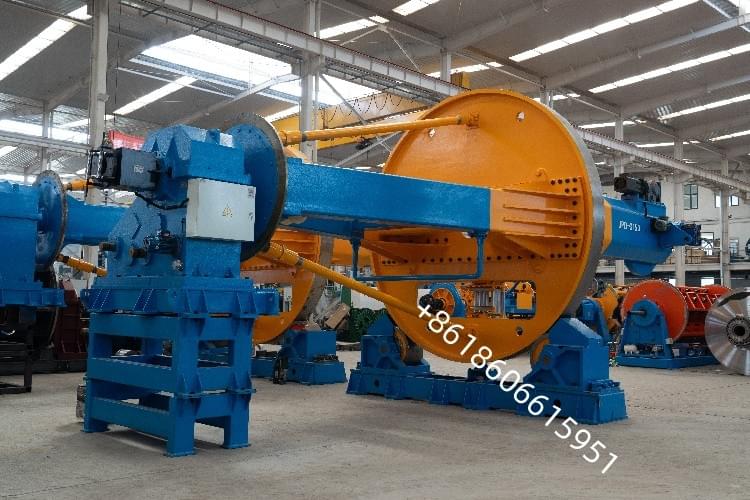 Máquina para trenzado de cables de energía de media y alta tensión