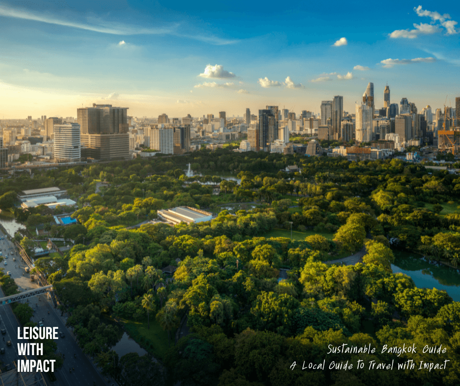 Green tourism experience in Bangkok highlighting responsible travel practices and environmentally conscious city exploration
