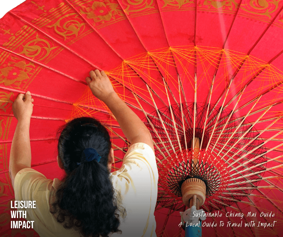 Social enterprise shop in Chiang Mai promoting responsible shopping