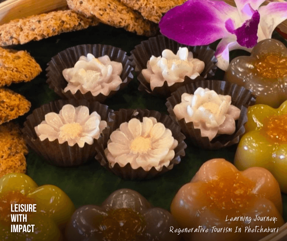 Traditional Phetchaburi dishes prepared with locally sourced ingredients that communities