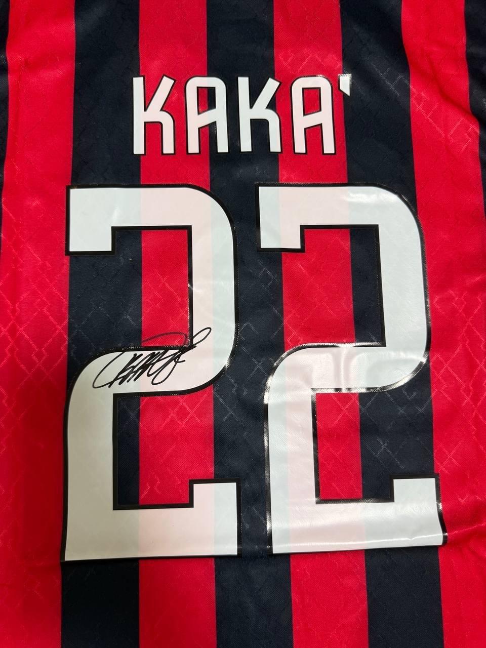 Kaká Signed AC Milan 2006/07 Retro Home Jersey #22 – ICONS Certified