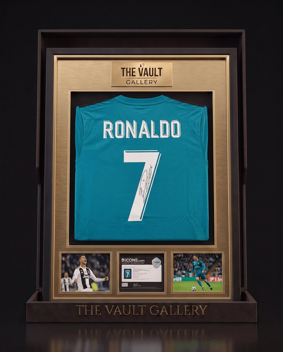 Cristiano Ronaldo Signed Real Madrid 2017/18 Third Jersey #7 – ICONS Certified