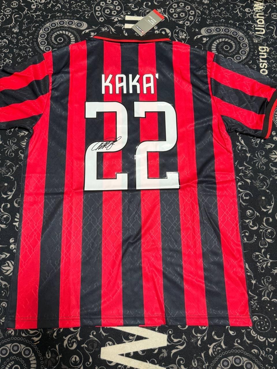Kaká Signed AC Milan 2006/07 Retro Home Jersey #22 – ICONS Certified