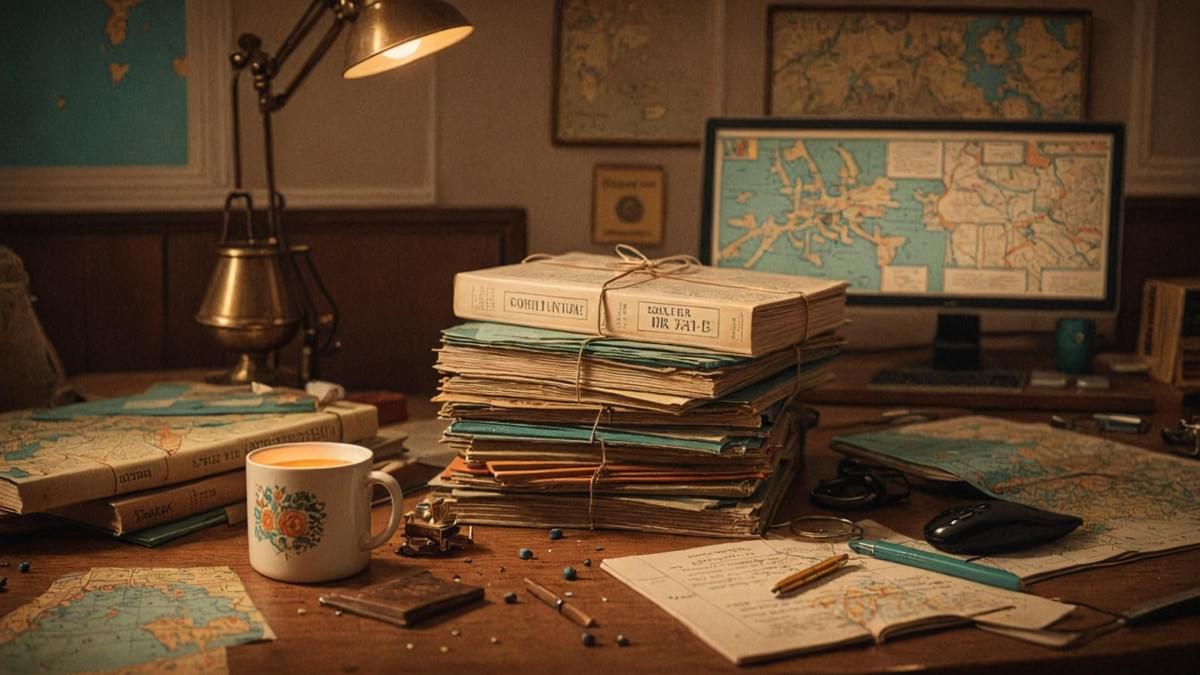 警局桌上的案件卷宗