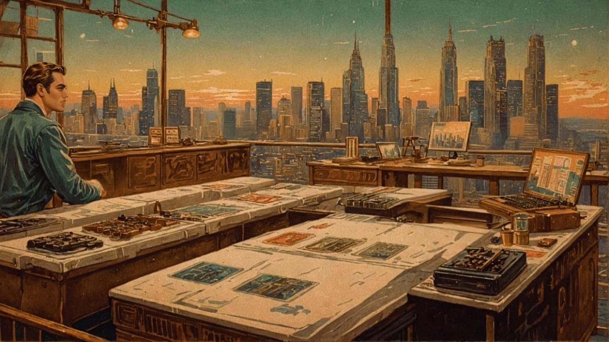 Close up of an eye reflecting a distant galaxy.