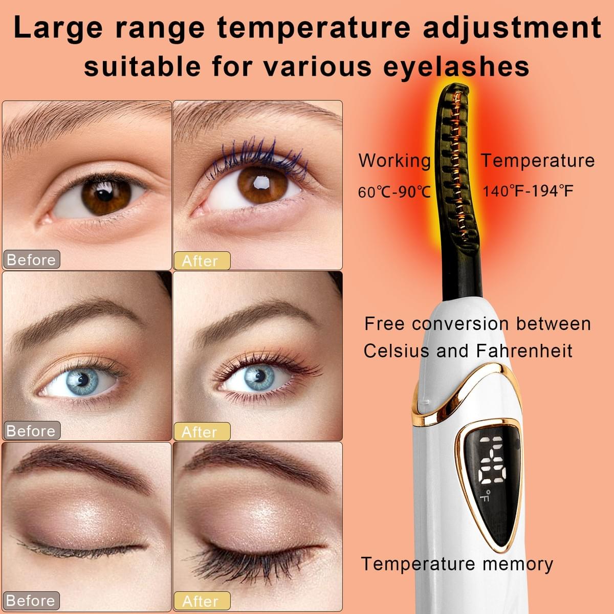 Curlisseur de cils blanc 