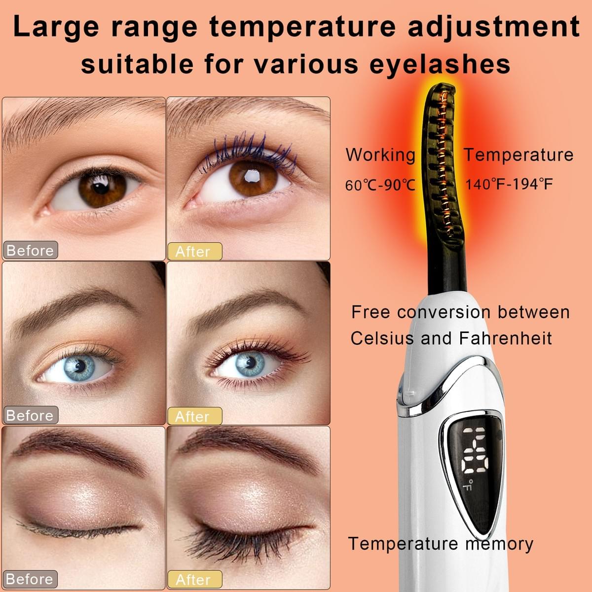 White eyelash curler