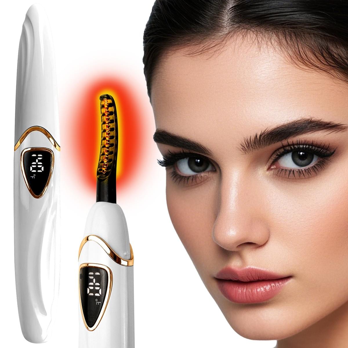 White eyelash curler