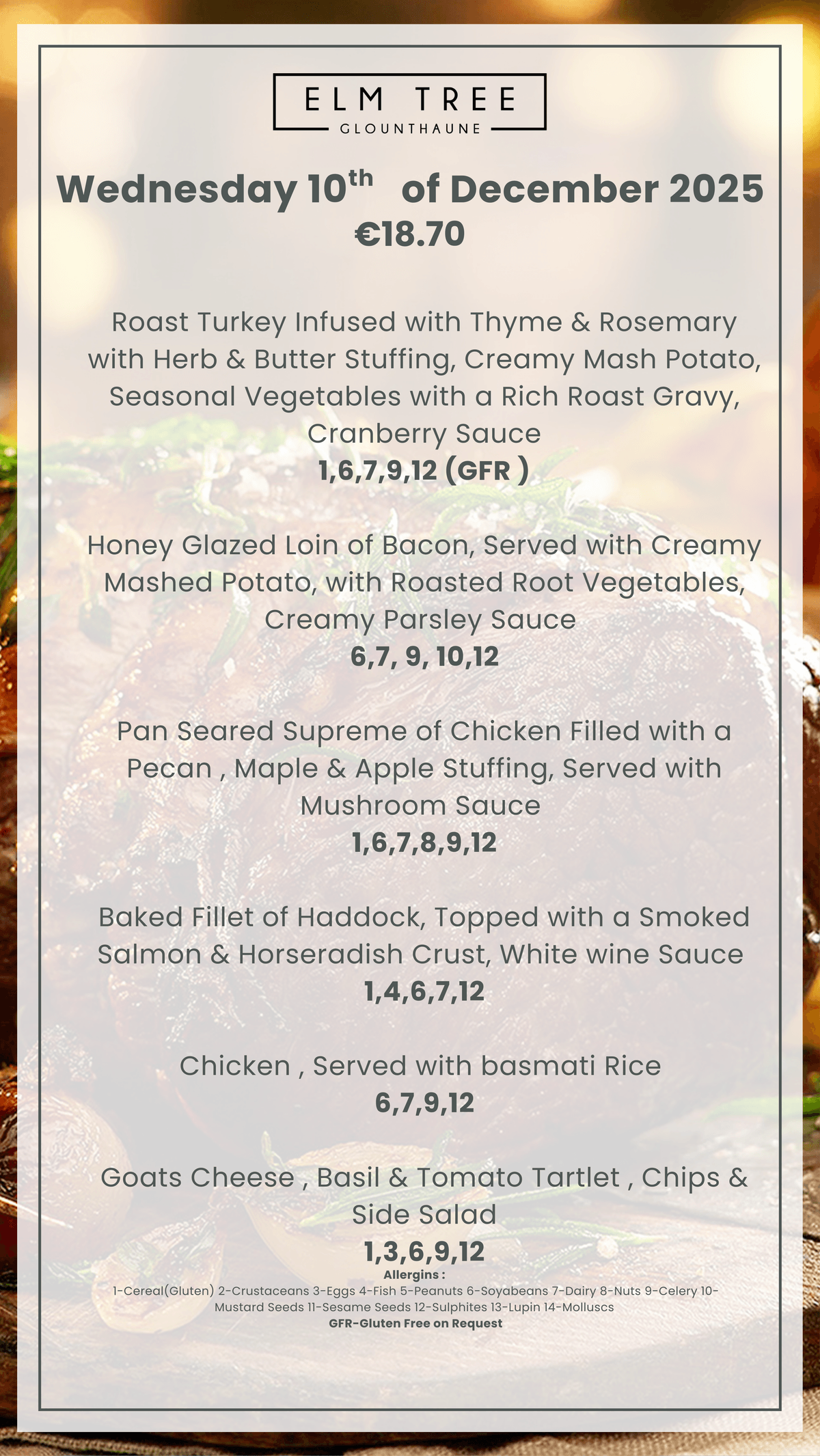 Wednesday 10th  of December 2025