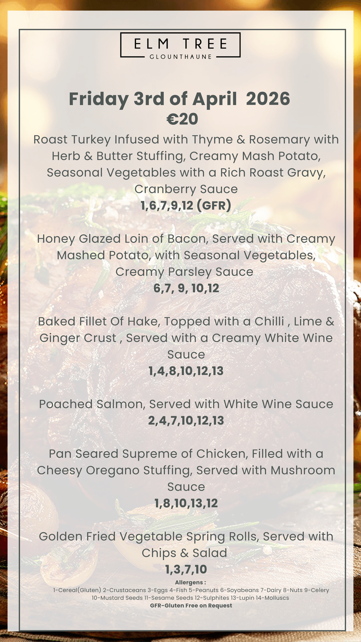 Friday 3rd April 2026