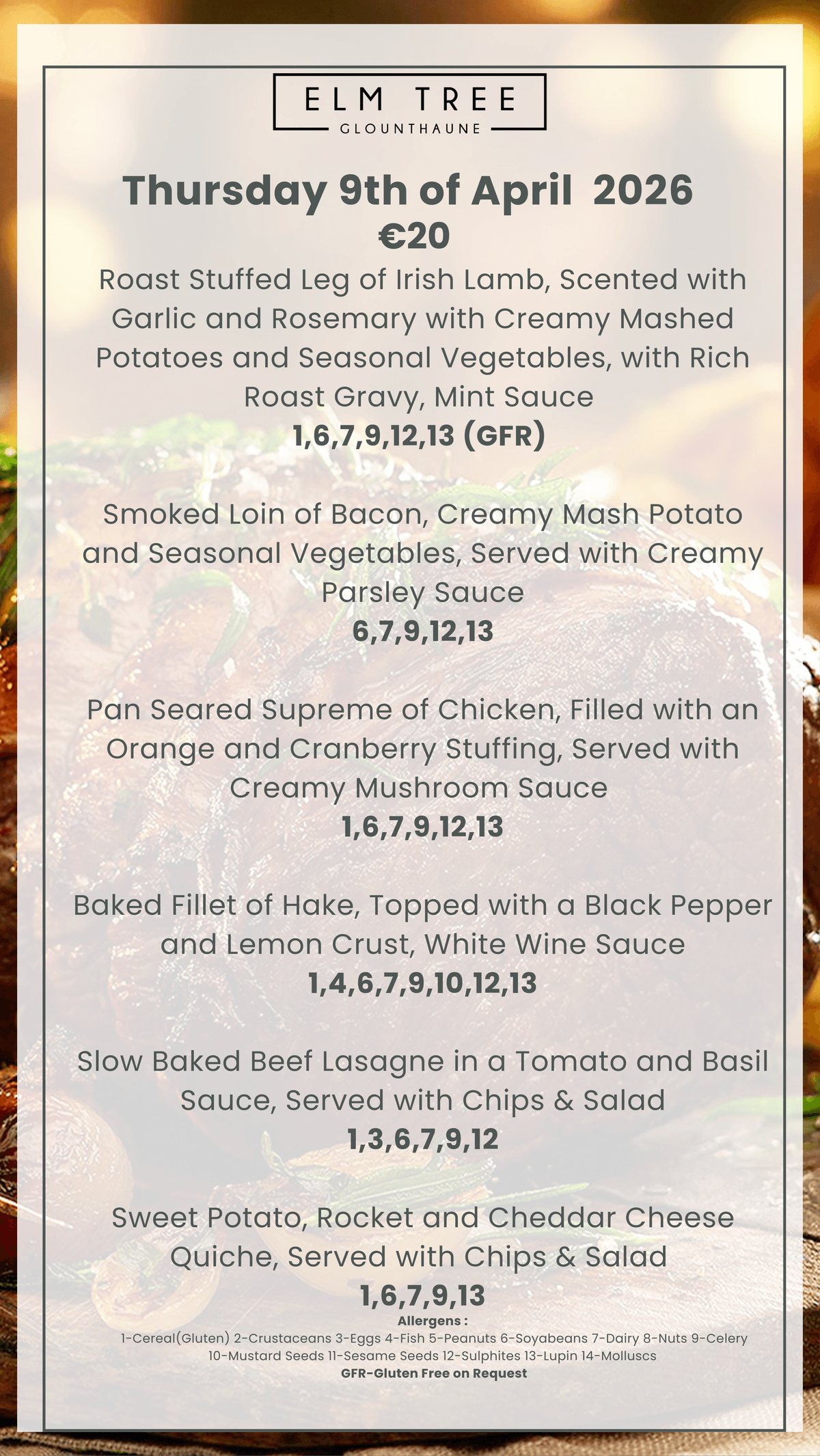 Thursday 9th April 2026