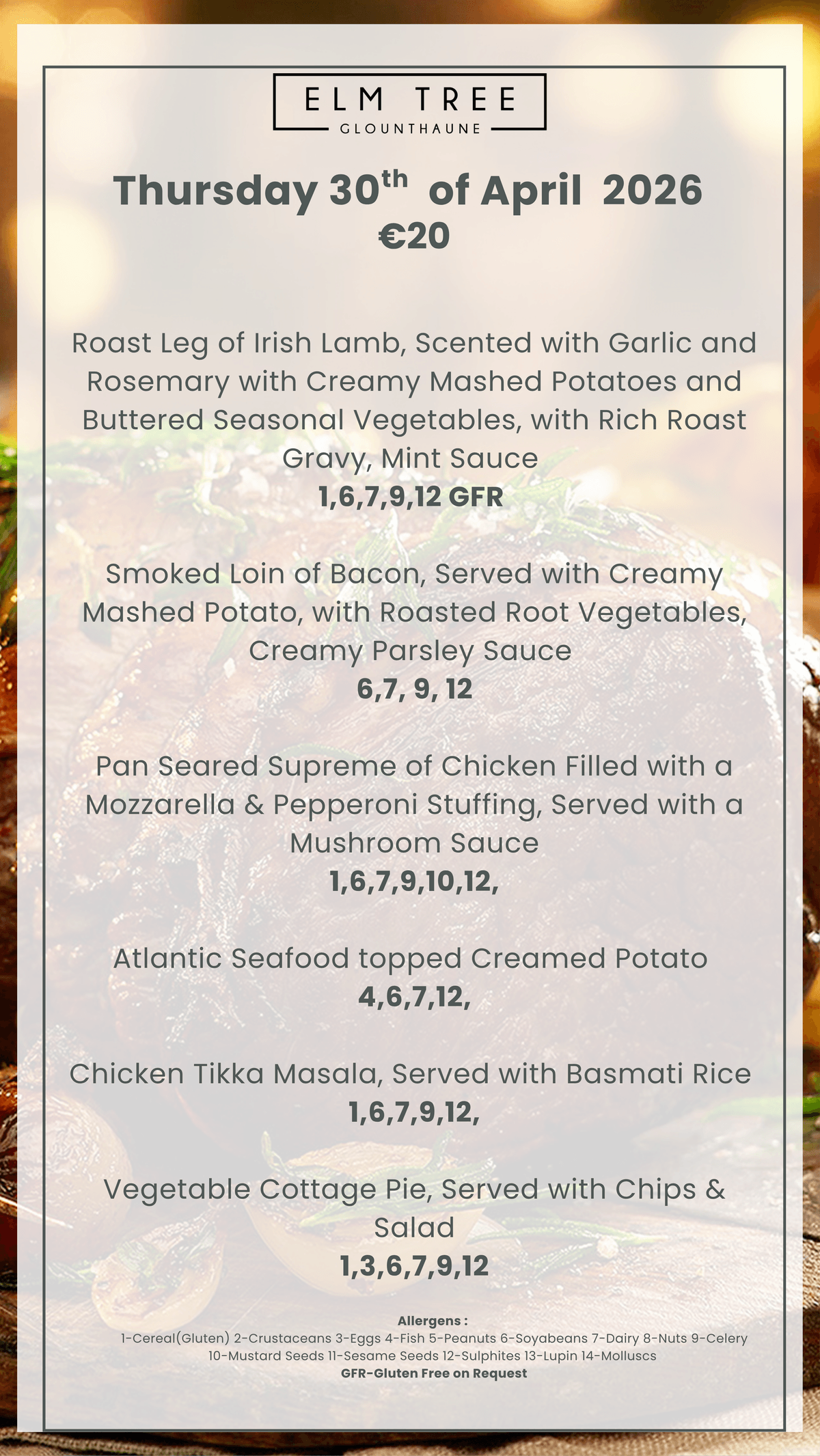 Thursday 30th of April 2026