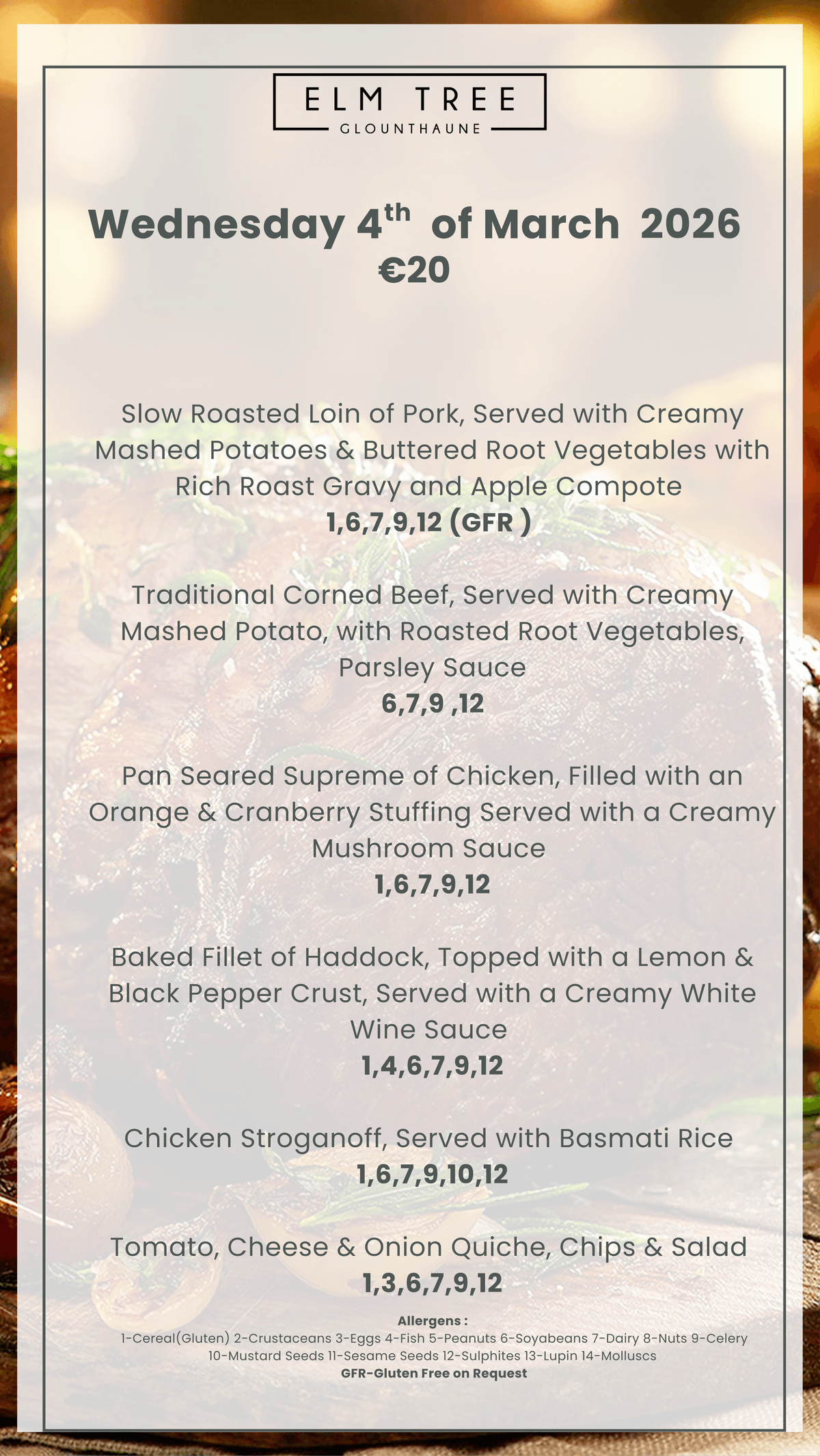 Wednesday 4th  of March 2026