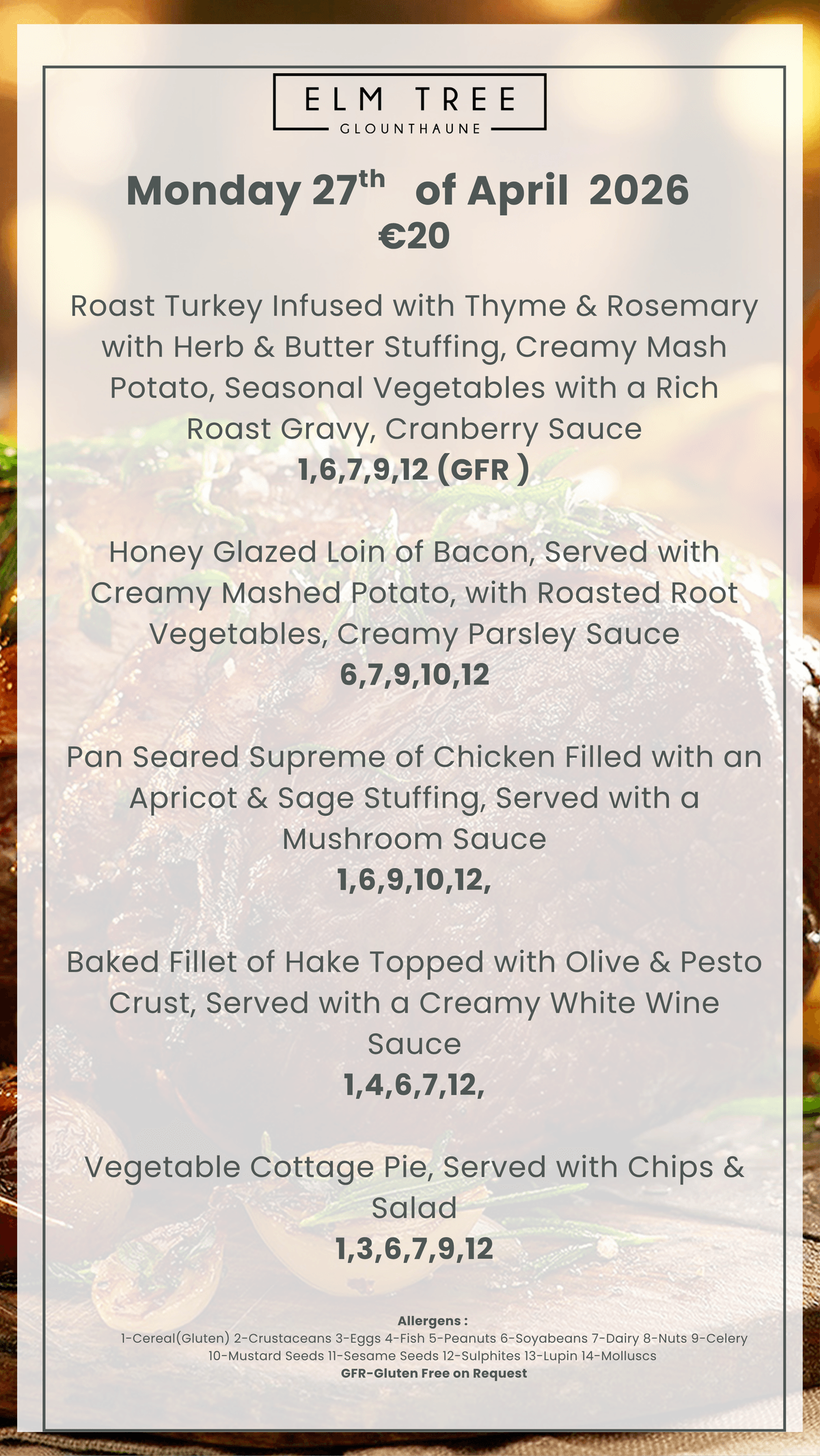 Monday 27th of April 