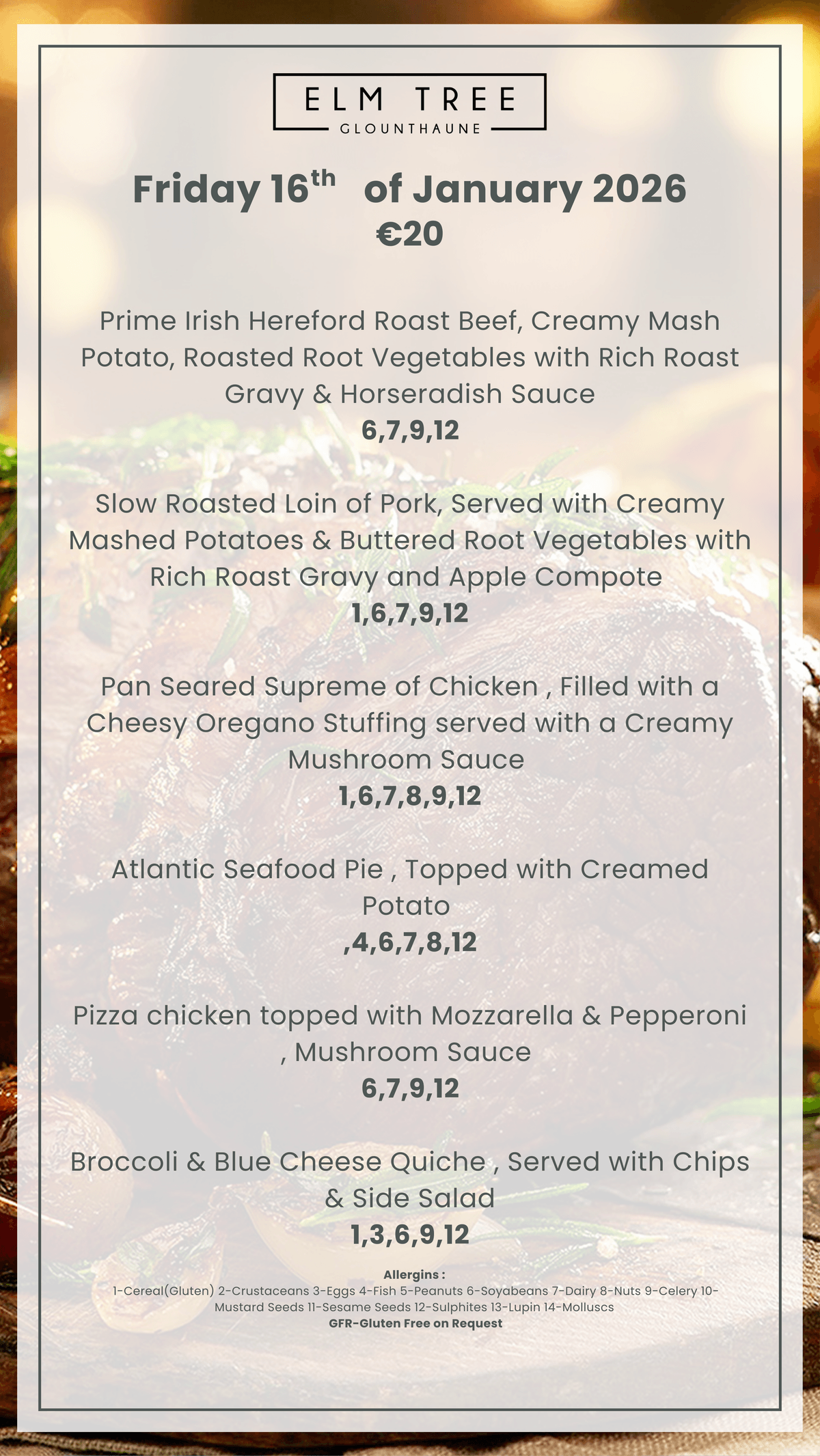 Friday 16th  of January 2026