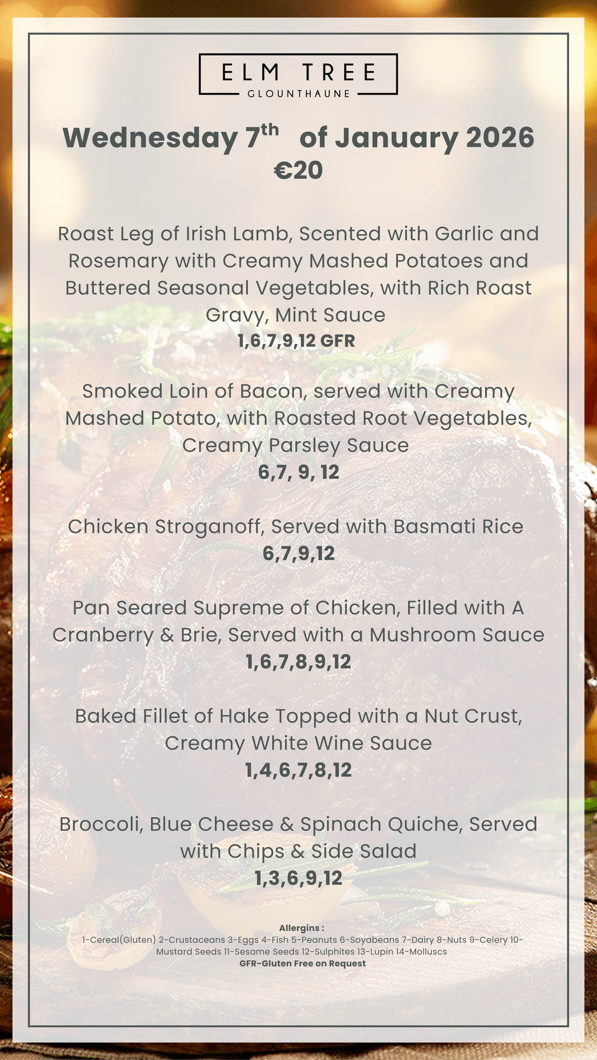 Wednesday 7th of January 