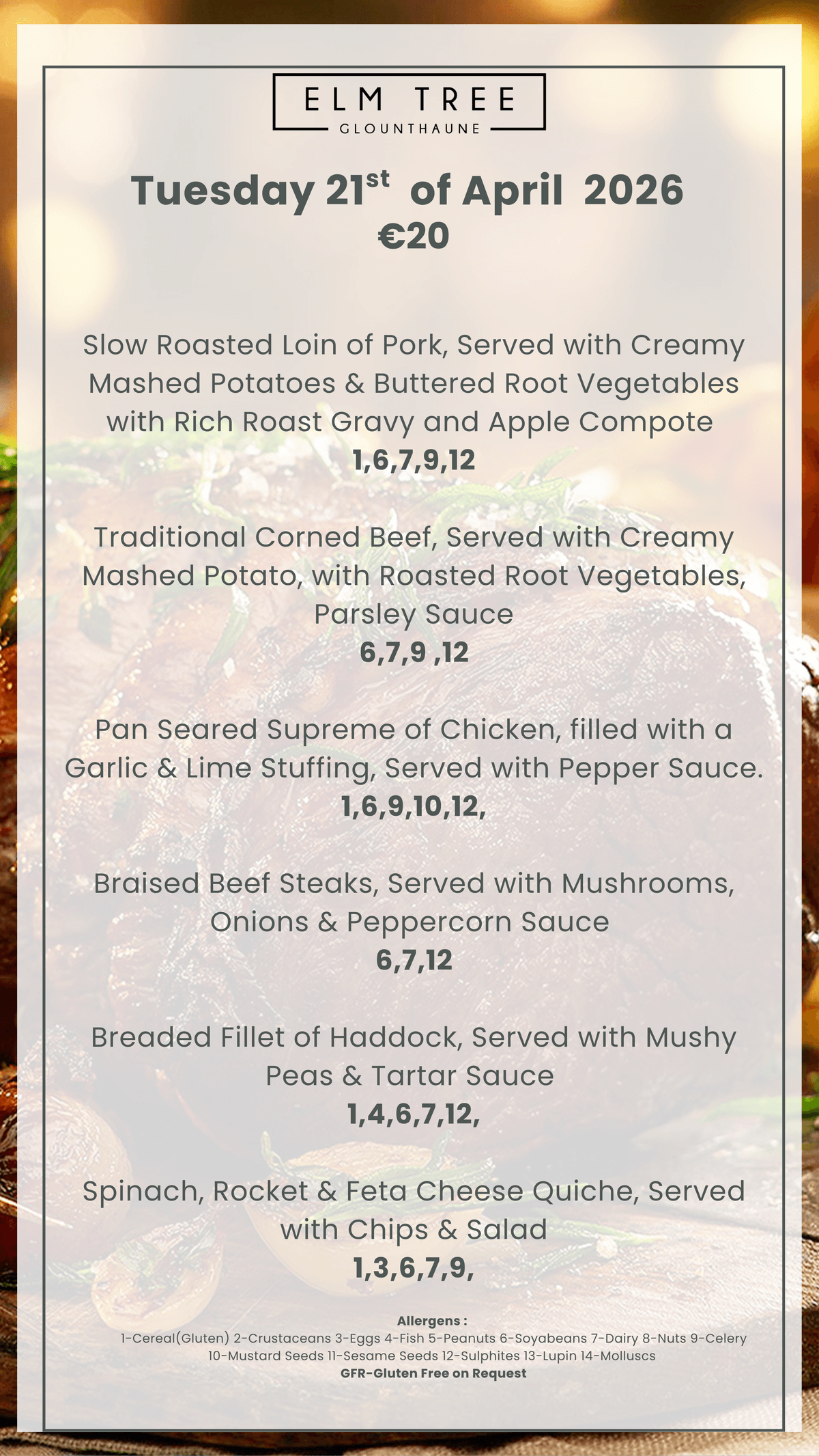 Tuesday 21st  of April 2026