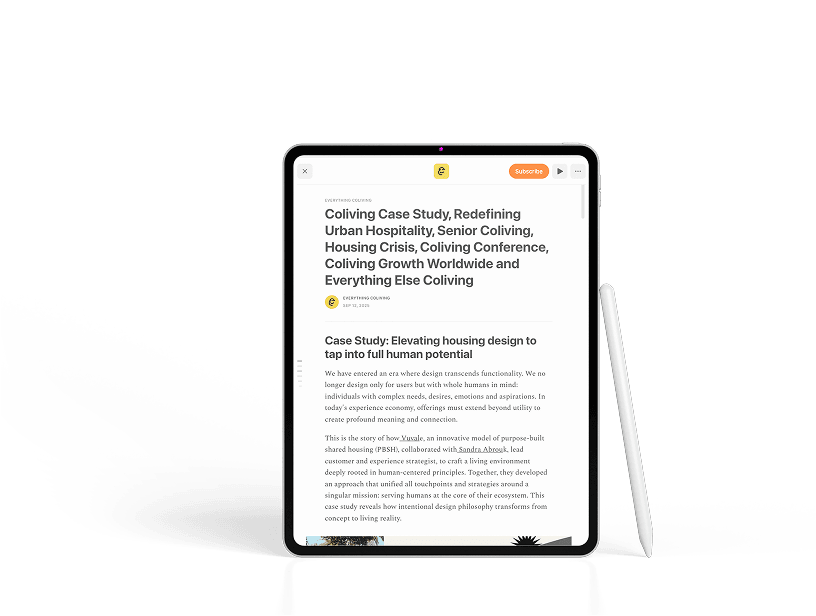 Largest Coliving Newsletter