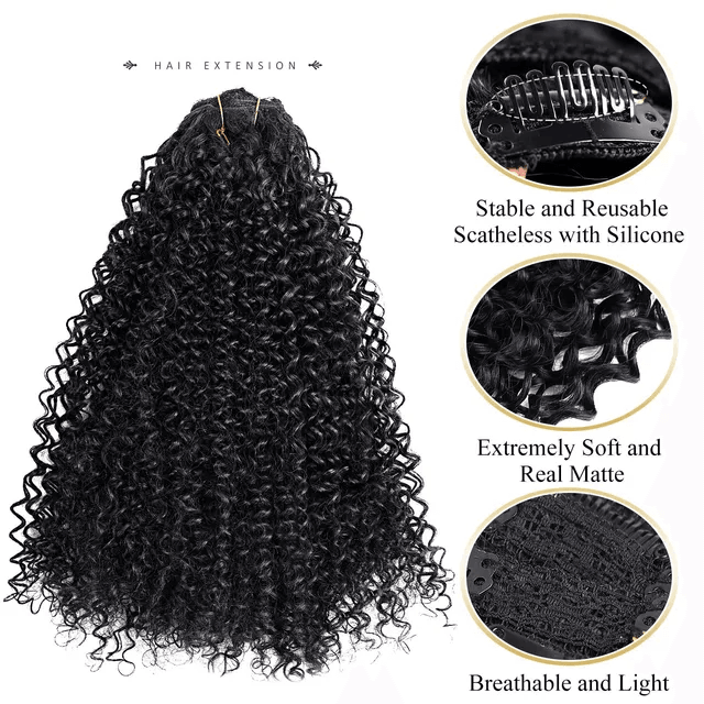 KINKY CURLY NATURAL BLACK