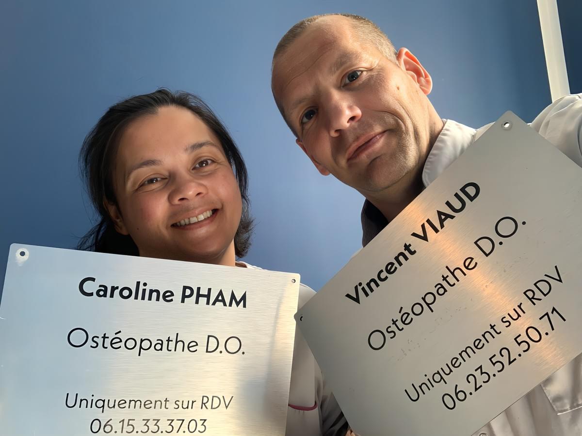 Caroline Pham et Vincent Viaud - Ostéopathes D.O. 