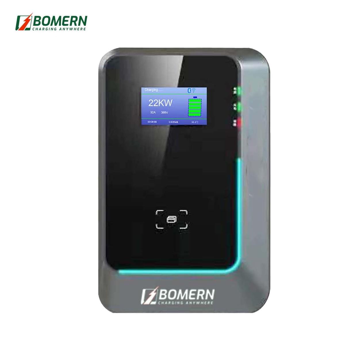 commercial ev charger with cable 